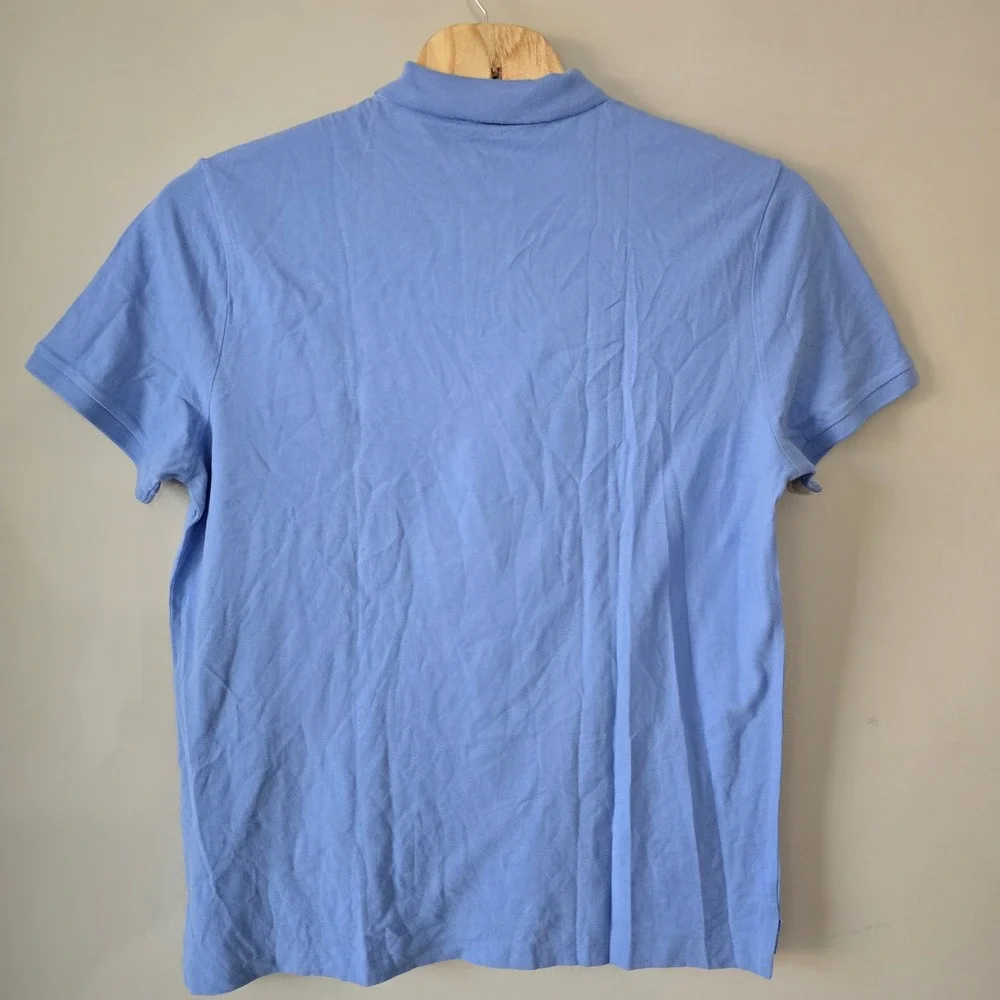 Polo Ralph Lauren Mens XXL Classic Fit Light Blue Cotton Mesh Polo Shirt NWT